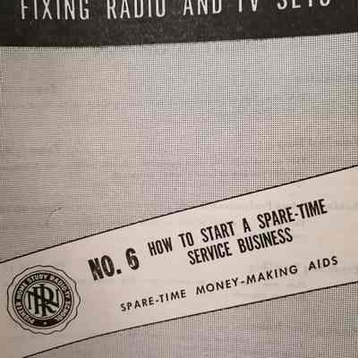 How to make extra money fixing radio and tv sets