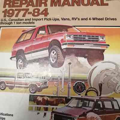 Chilton's truck and van repair manual 1977-1984