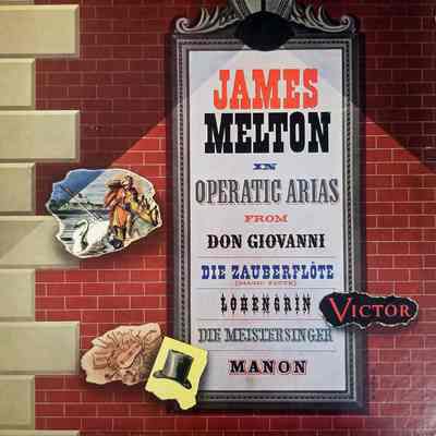Album - 78rpm Record, Shellac - Operatic Arias - James Melton – 1945 - Victor M-1013 - Victoria High School (2021)