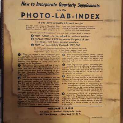 How to incorporate quarterly supplements into the Photo-Lab-Index