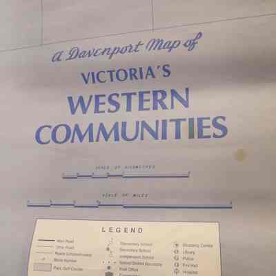 Davenport map of Victoria's western communities