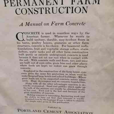 Permanent farm construction