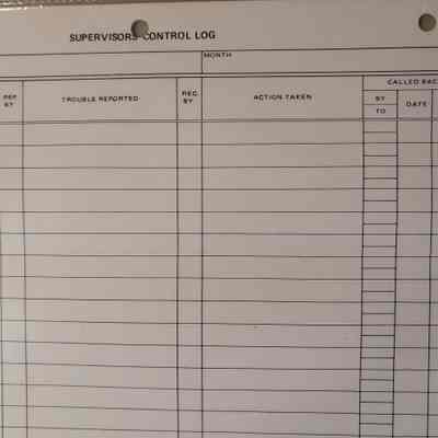 Forms - Quality control in the workplace