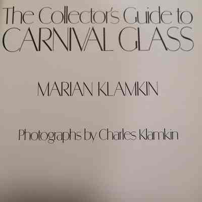 Collector's guide to carnival glass