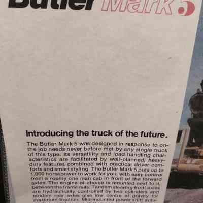 Butler mark 5. Introducing the truck of the future.