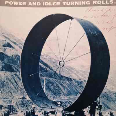 Ransome power and idler turning rolls