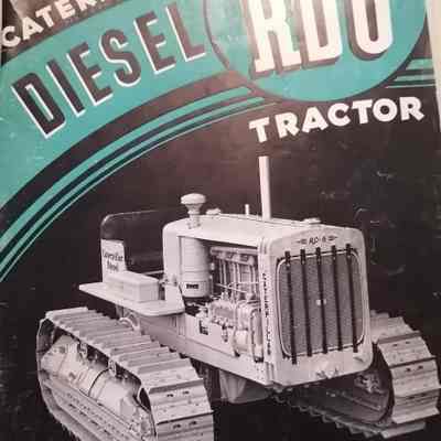 Caterpillar diesel RD6 tractor