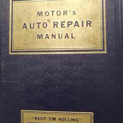 Motor's auto repair manual