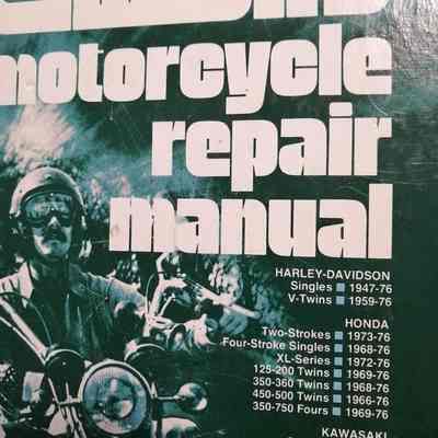 Motorcycle repair manual