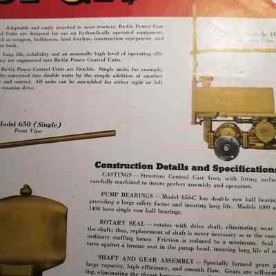 Be-Ge hydraulic power control units