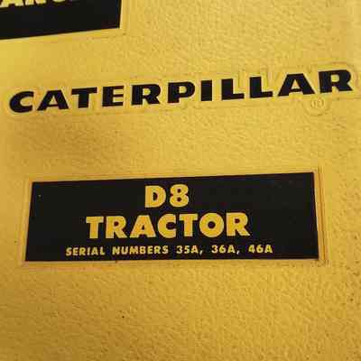 Caterpillar. D8 tractor