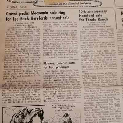 Westerner. Newspaper