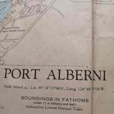 Port Alberni. Map.