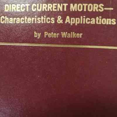 Direct current motors. Characteristics and applications