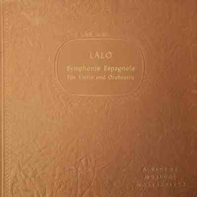 Album - 78rpm Record, Shellac - Lalo: Symphonie Espagnole For Violin And Orchestra - Yehudi Menuhin And The Paris Symphony Orchestra; Georges Enesco Conducting - 1934 - Victor Dm-136 - Victoria High School (2021)