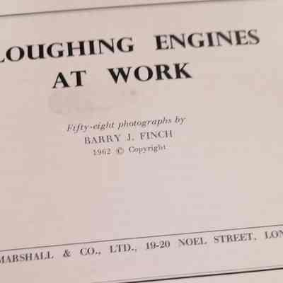 Ploughing engines at work