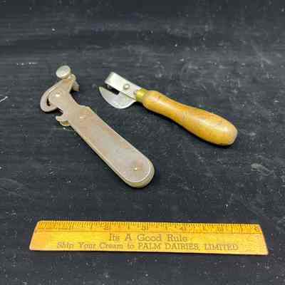 Antique can openers