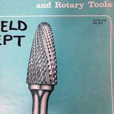 Master carbide burs and rotary tools. Catalog No. B-3