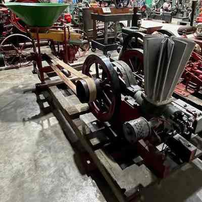 Massey Corn Grinder with Aeromotor