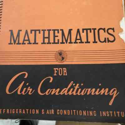 Mathematics for air conditioning