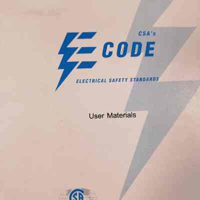 CSA's E.Code. Electrical safety standard. User guide