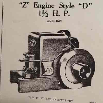 Fairbanks - Morse "Z' engine style "D" 1 1/2 H. P. Gasoline. Instructions no. 2736. Instructions for installing and operating.