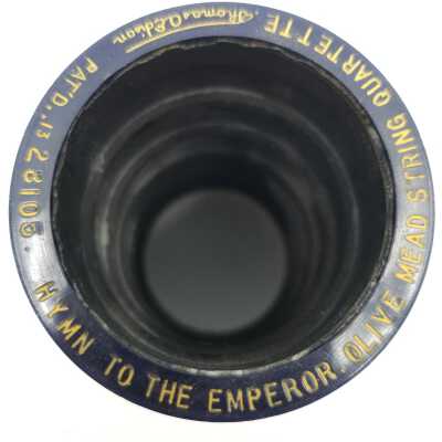 Cylinder Record, Bakelite - Hymn to the Emperor - Olive Mead String Quartette - 1912 - Edison 28105 - Senkler Estate Collection