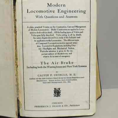 Modern locomotive engineering. With questions and answers. The air brake: Including both the Westinghouse and New York Systems
