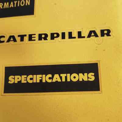 Caterpillar. Specifications