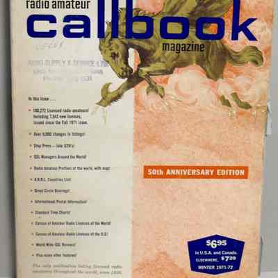 Foreign radio amateur callbook magazine