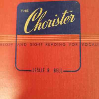 Chorister. Book one. Theory and sight reading for vocalists