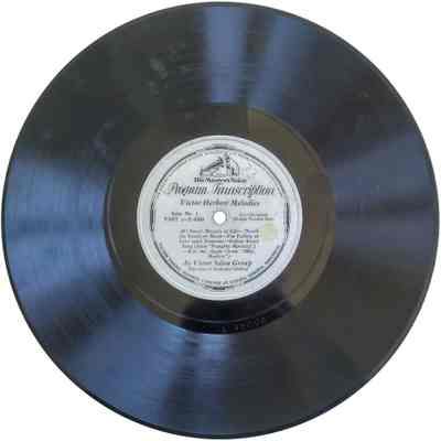 Album - 33rpm Record, Shellac - Victor Herbert Melodies - Victor Salon Group - 1931 - HMV Program Transcription L-4500 - Old Attic Collection