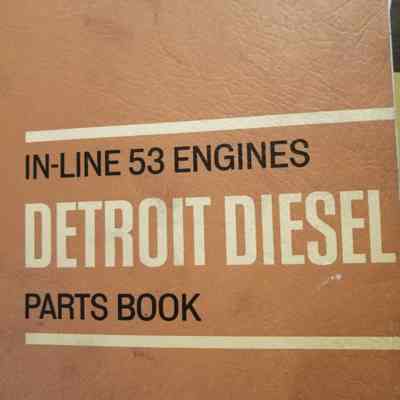 In-line 53 engines. Detroit diesel parts book