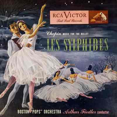 Album - 78rpm Record, Shellac - Chopin's Les Sylphides - Arthur Fiedler And The Boston "Pops" Orchestra – 1955 - Victor Dm-1119 - Victoria High School (2021)