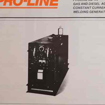 Proline ED-44. Gas and diesel AC /DC constant current welding generators