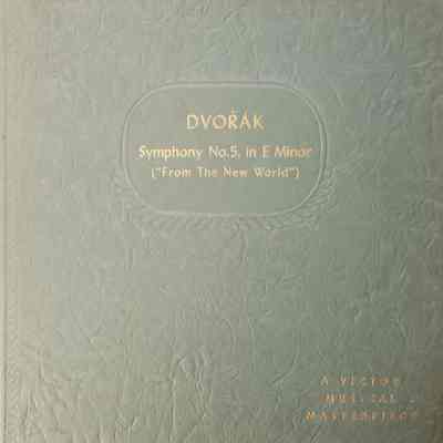 Album - 78rpm Record, Shellac - Dvořák: Symphony No. 5 In E Minor "From The New World" - Leopold Stokowski And The Philadelphia Orchestra - 1934 - Victor M-273 - Victoria High School (2021)