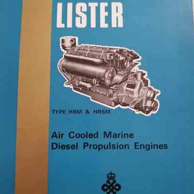 Lister. Air cooled marine diesel propulsion engines. Type HMR and HRSM
