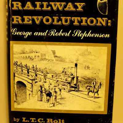 Railway revolution. George and Robert Stephenson