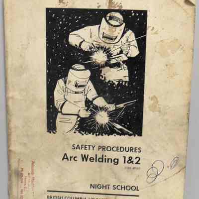 Safety procedures. Arc welding. 1&2. Night school.