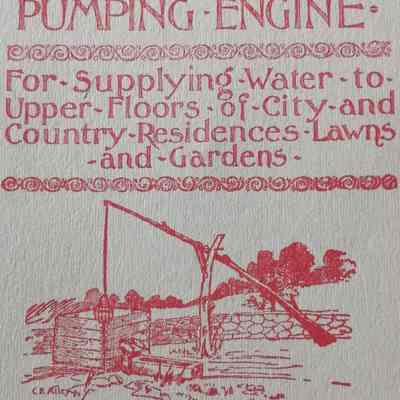 Ericsson hot air pumping engine