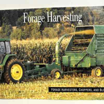 Forage harvesting. Forage harvesters, choppers and blowers