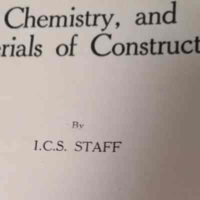 Chemistry, and materials of construction.