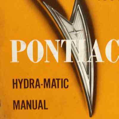 Pontiac hydra-matic manual