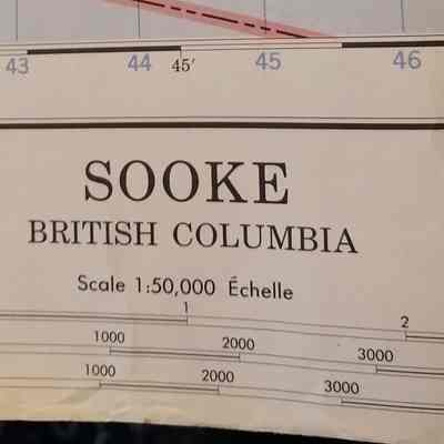 Sooke, British Columbia. Map
