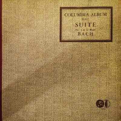 Album - 78rpm Record, Shellac - Bach's Suite No.3 In D Major - Felix Weingartner Conducting The Orchestre De La Societe Des Concerts Du Conservatoire - 1938 - Columbia D-62 - Old Attic Collection [Discs Cracked]
