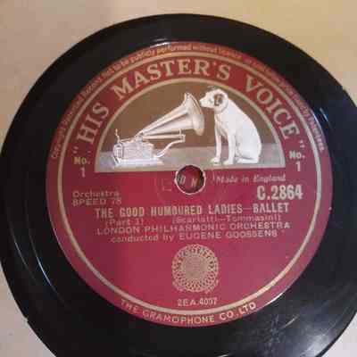 Album - 78rpm Record, Shellac - The Good Humoured Ladies, Ballet - The London Philharmonic Orchestra - 1937 - Victor C-2865 - Shas Collection
