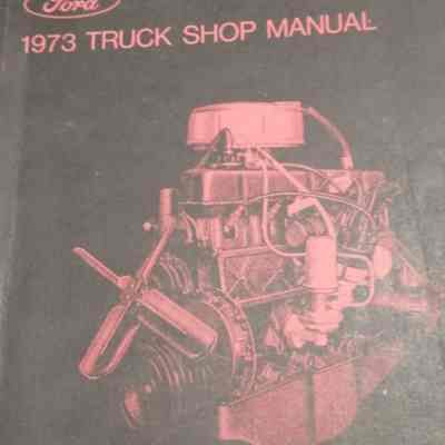 1973 truck shop manual