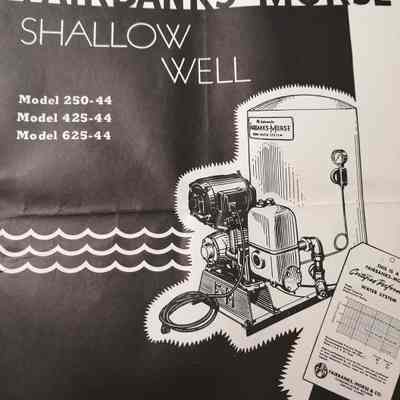 Fairbanks-Morse. Shallow well.