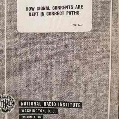 How signal currents are kept in correct parts