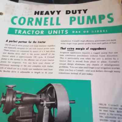 Heavy duty Cornell pumps